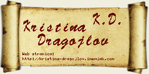 Kristina Dragojlov vizit kartica